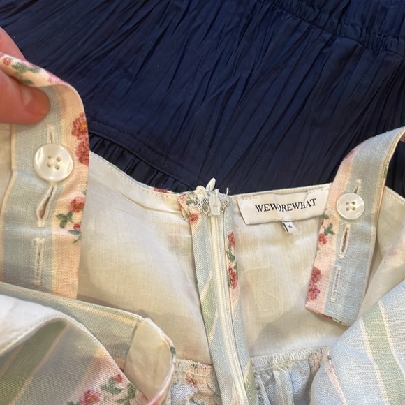 WeWoreWhat linen dress in gorgeous Victorian floral print. Wore once. - Picture 9 of 14